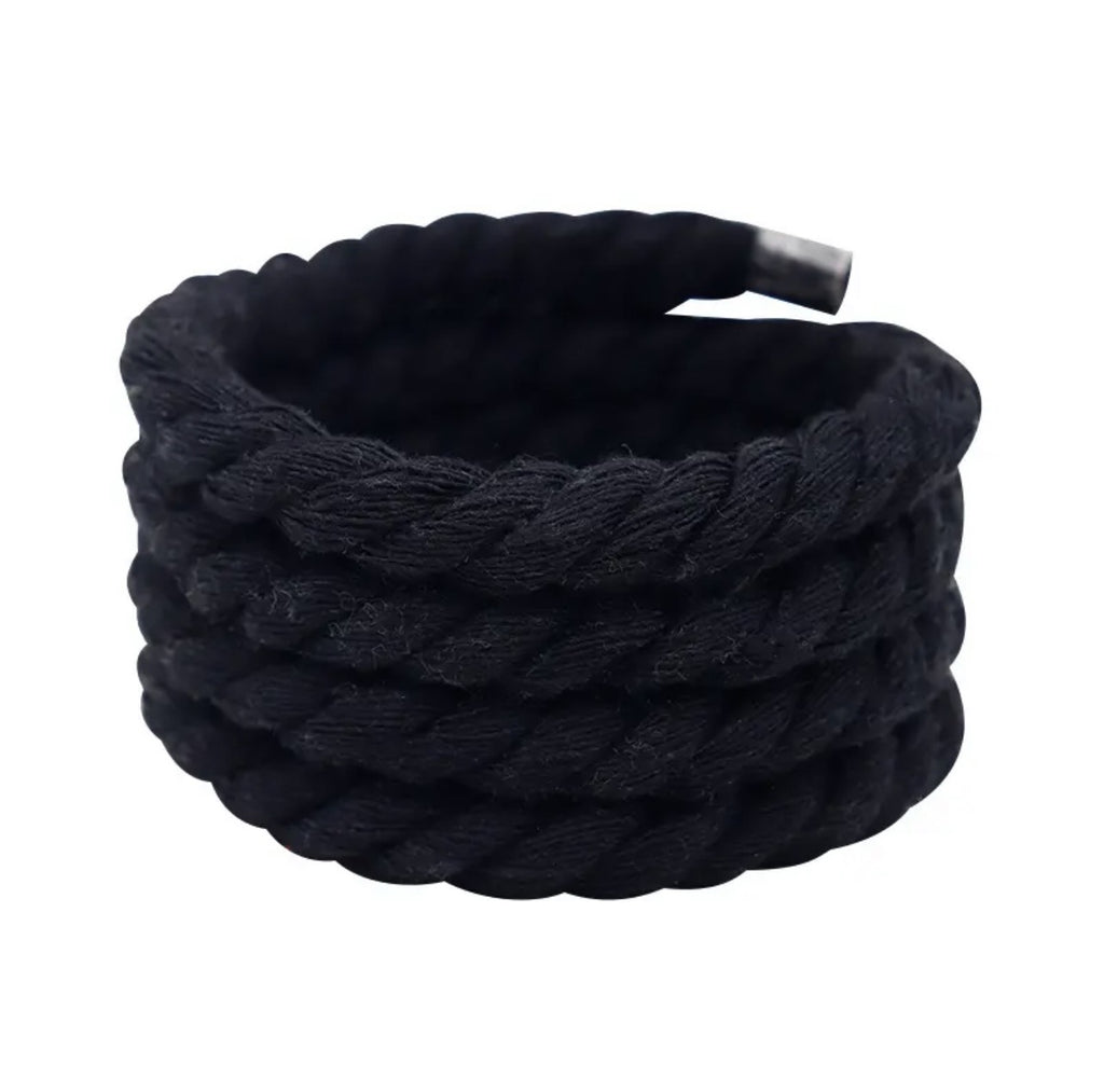 10mm Noir Black Rope Laces image 2