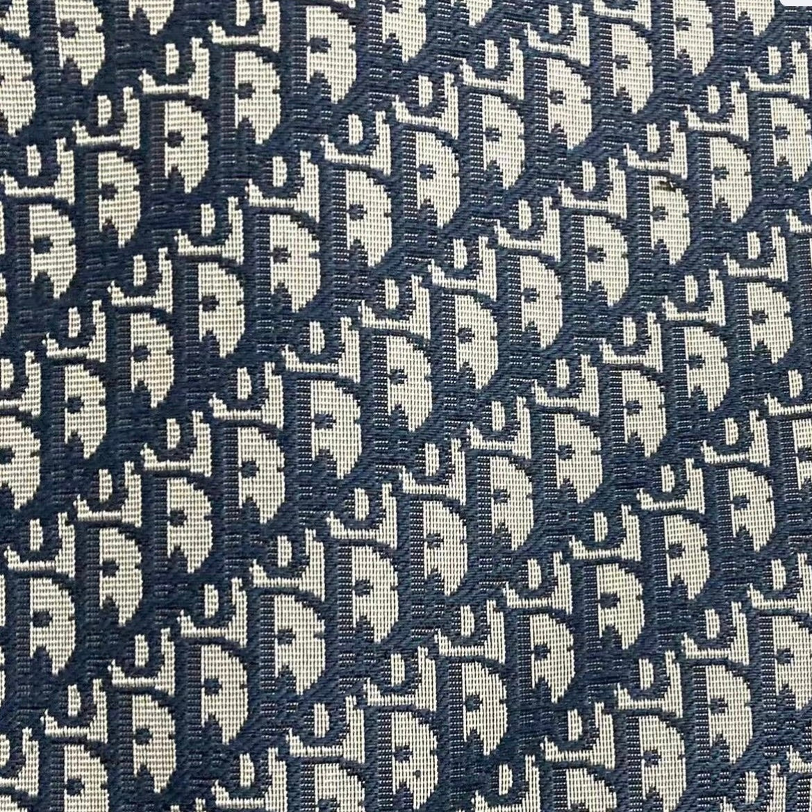 Navy Dior Fabric image 0