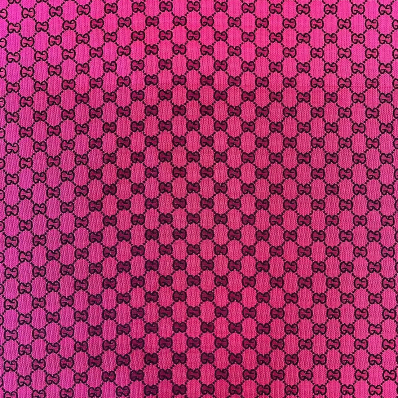 Hot Pink Gucci Fabric image 0