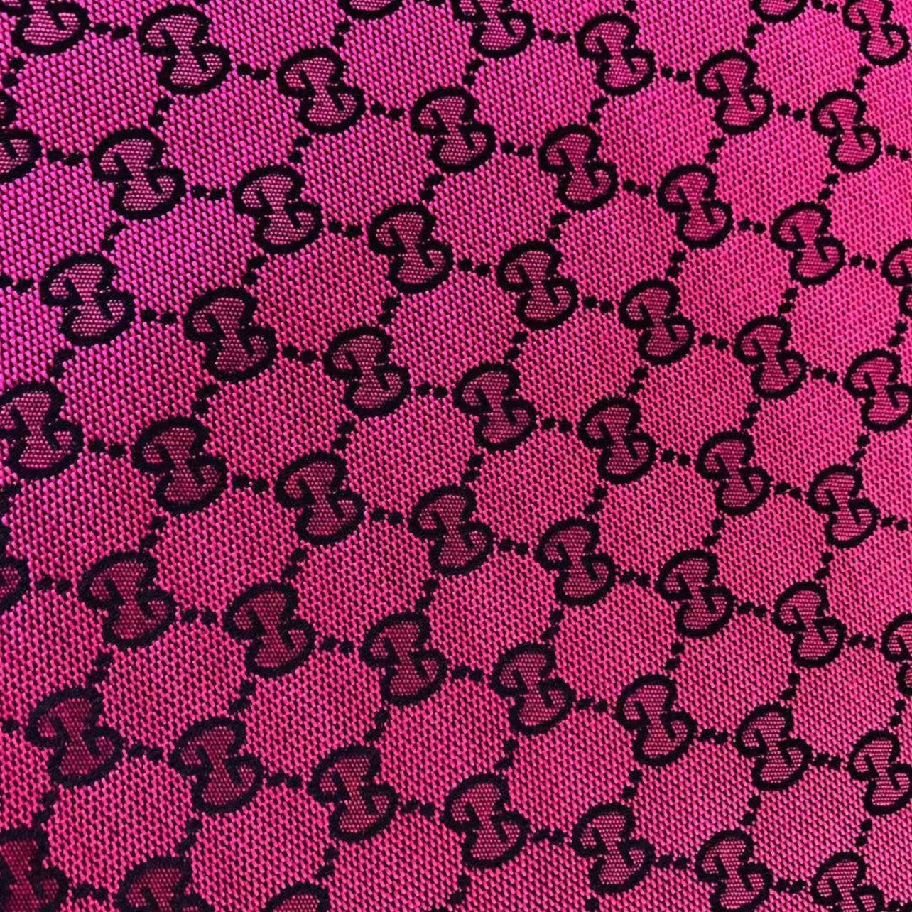 Hot Pink Gucci Fabric image 2