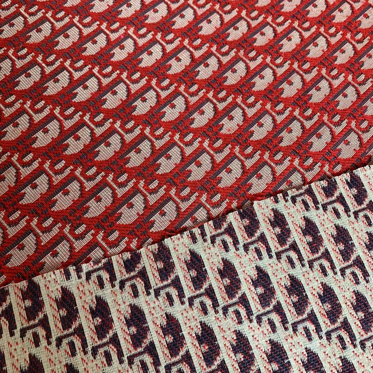 Red Dior Fabric image 2